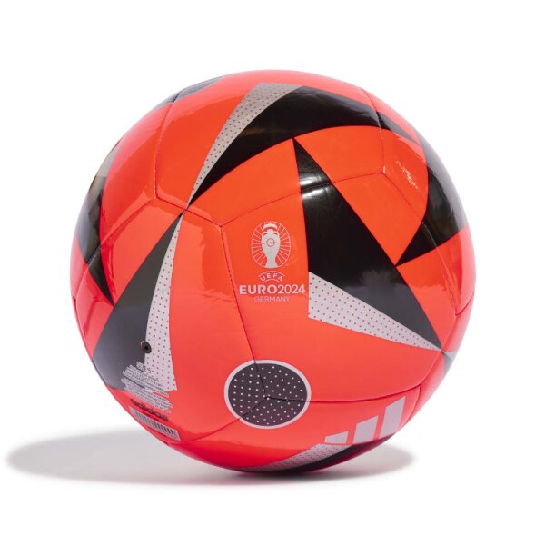 adidas EURO24 Club Fußball - rot/schwarz/silber-5