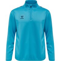 hummel Core XK Half Zip Poly Sweatshirt Unisex - blue danube