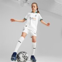 Puma Borussia Mönchengladbach Shorts 23/24 Kinder - weiß/grün 176