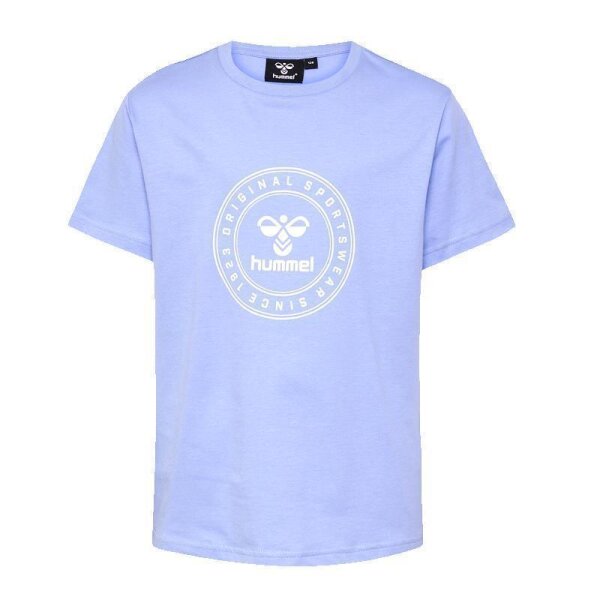 hummel Tres Circle T-Shirt Kinder - lila/weiß
