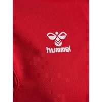 hummel Hmlauthentic Half Zip Sweat Herren - true red - XS