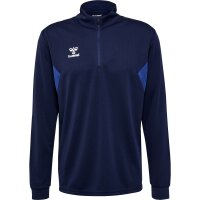 hummel Hmlauthentic Half Zip Sweat Herren - marine - 2XL