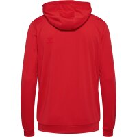 hummel Hmlauthentic Pl Zip Hoodie Herren - true red - S