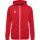 hummel Hmlauthentic Pl Zip Hoodie Herren - true red - S