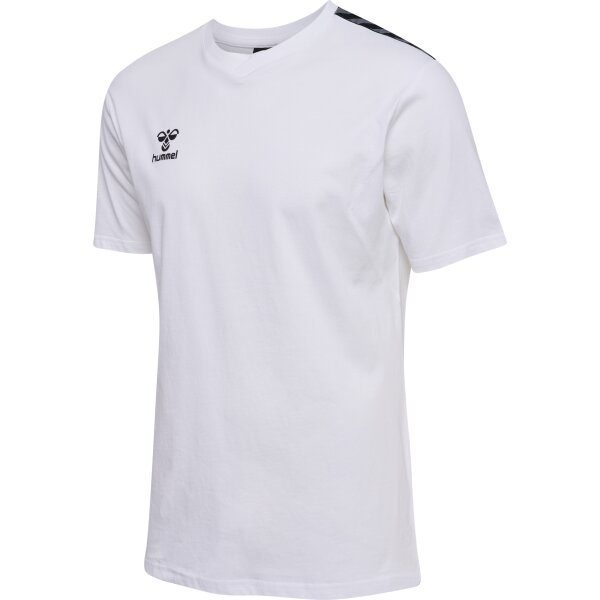 hummel Hmlauthentic Co T-Shirt S/S Herren - white - 2XL