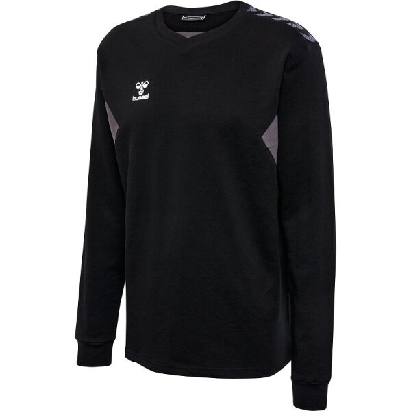 hummel Authentic CO Sweatshirt Herren - schwarz/grau-XL