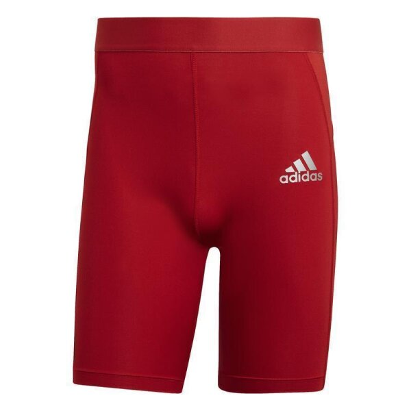 Adidas Techfit Tight Kurze Leggings Herren - Rot-2XL