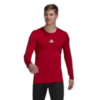 adidas Techfit Compression Langarm Shirt Herren - rot XL