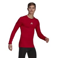 adidas Techfit Compression Langarm Shirt Herren - rot XL