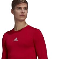 adidas Techfit Compression Langarm Shirt Herren - rot XL