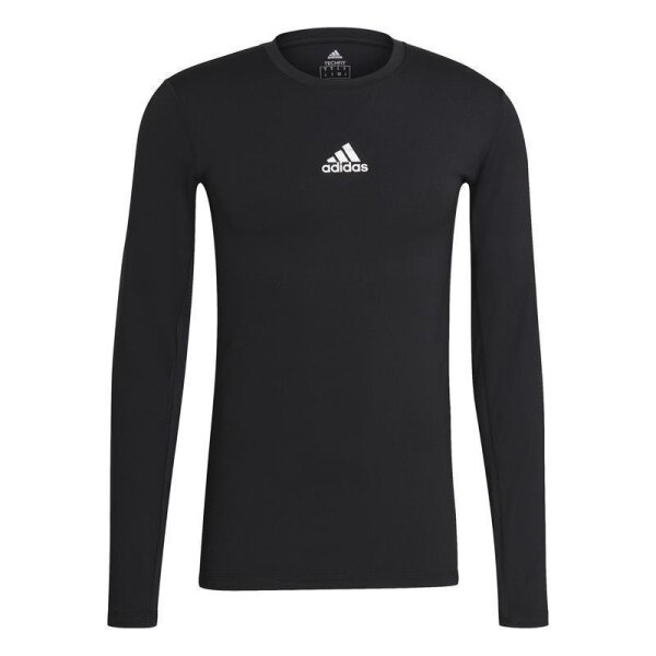adidas Techfit Compression Langarm Shirt Herren - schwarz M