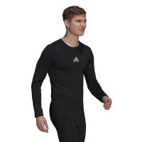 adidas Techfit Compression Langarm Shirt Herren - schwarz M