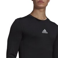 adidas Techfit Compression Langarm Shirt Herren - schwarz M
