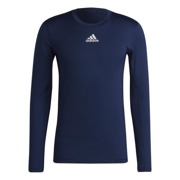 adidas Techfit Warm Langarm Shirt Herren - navy 3XL