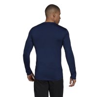 adidas Techfit Warm Langarm Shirt Herren - navy 3XL