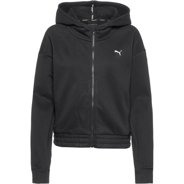 Puma Train Favourite Fleece Trainingsjacke Damen - schwarz - L