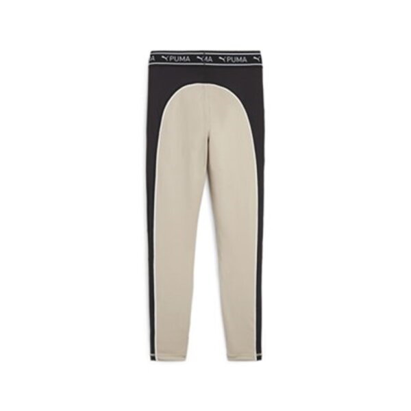 Puma Fit Train Strong 7/8 Leggins Damen - beige/schwarz/gelb -S