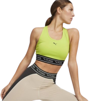 Puma 4KEEPS Elastic Sport BH - gelb/schwarz -M