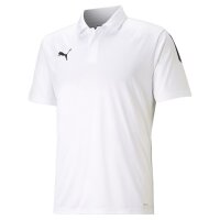 Puma teamLIGA Sideline Poloshirt Herren - weiß/schwarz-3XL