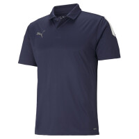Puma teamLIGA Sideline Poloshirt Herren - navy/weiß-S