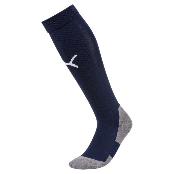 Puma teamLIGA Core Stutzen - navy/weiß-39-42