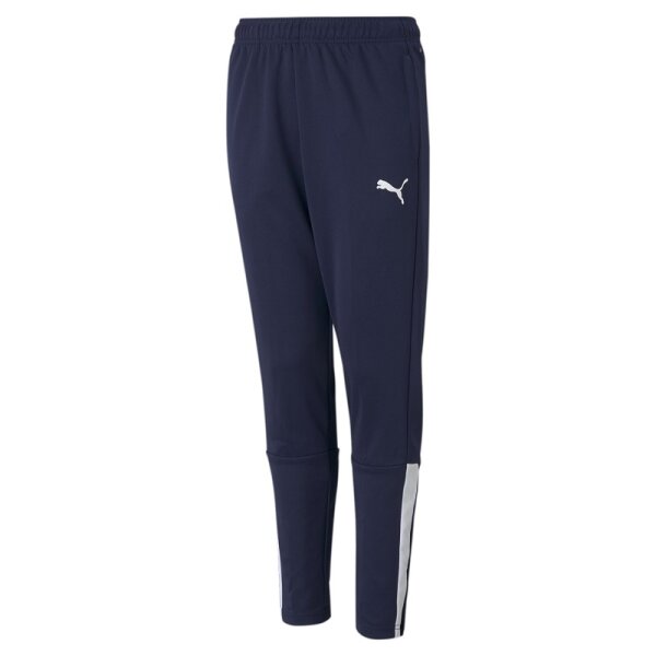 Puma teamGOAL Trainingshose Kinder - navy/weiß