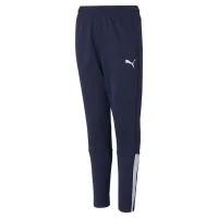 Puma teamGOAL Trainingshose Kinder - navy/weiß