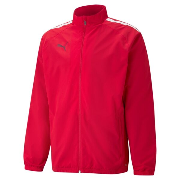 Puma teamLIGA Sideline Trainingsjacke Herren - rot/weiß-S
