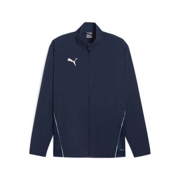 Puma teamGOAL Sideline Trainingsjacke Herren - navy/weiß-XL