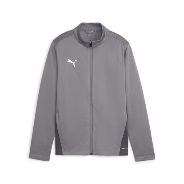 Puma teamGOAL Trainingsjacke Kinder - grau-116