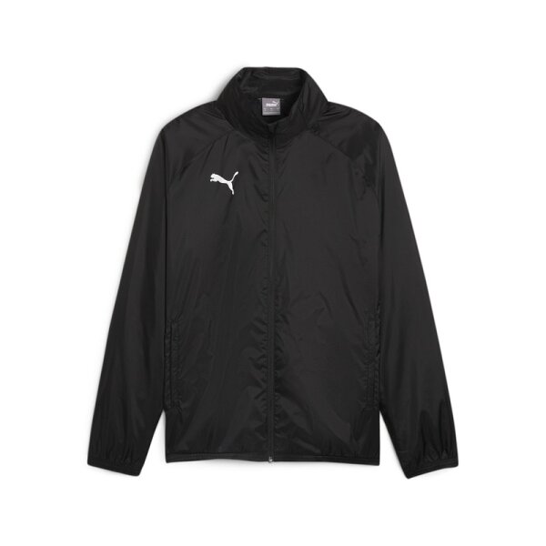Puma teamGOAL Allwetterjacke Herren - schwarz/weiß-L