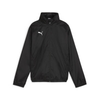 Puma teamGOAL Allwetter Jacke Kinder - schwarz-152