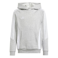 adidas Tiro 24 Sweat Hoodie Kinder - grau/weiß - 152