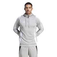 adidas Tiro 24 Half-Zip Hoodie Herren - grau/weiß - 2XL