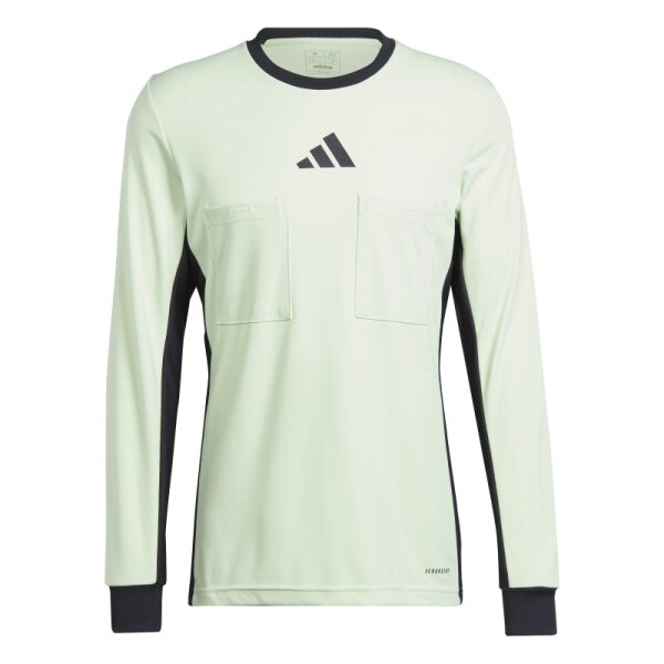 adidas Referee 24 Schiedsrichter Trikot Langarm Herren - hellgrün/schwarz - XL