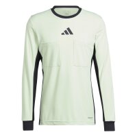 adidas Referee 24 Schiedsrichter Trikot Langarm Herren - hellgrün/schwarz - XL