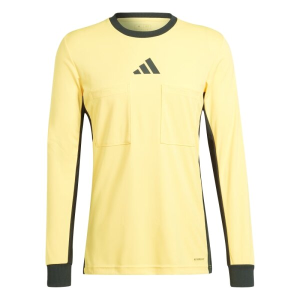 adidas Referee 24 Schiedsrichter Trikot Langarm Herren - gelb/schwarz - 2XL