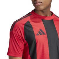 adidas Striped 24 Trikot Herren - rot/schwarz
