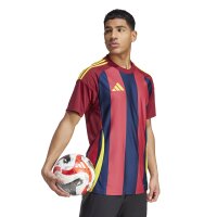 adidas Striped 24 Trikot Herren - rot/navy/gelb