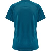 hummel Hmlcore Xk Core Poly Tee S/S Damen - blue coral - M