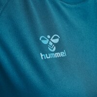 hummel Hmlcore Xk Core Poly Tee S/S Damen - blue coral - M