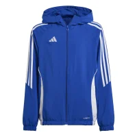 adidas Tiro 24 Windbreaker Jacke Kinder - blau/weiß