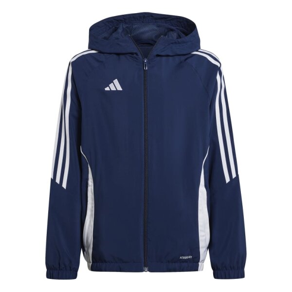 adidas Tiro 24 Windbreaker Jacke Kinder - navy/weiß-164