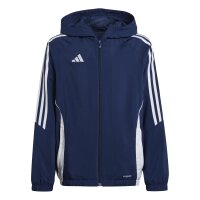 adidas Tiro 24 Windbreaker Jacke Kinder - navy/weiß-164