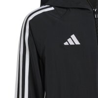 adidas Tiro 24 Windbreaker Jacke Kinder - schwarz/weiß - 128