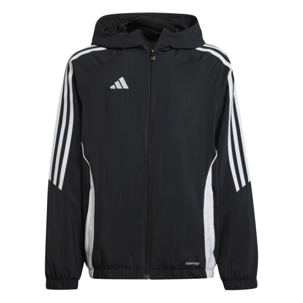 adidas Tiro 24 Windbreaker Jacke Kinder - schwarz/weiß - 152
