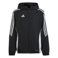 adidas Tiro 24 Windbreaker Jacke Kinder - schwarz/weiß - 152