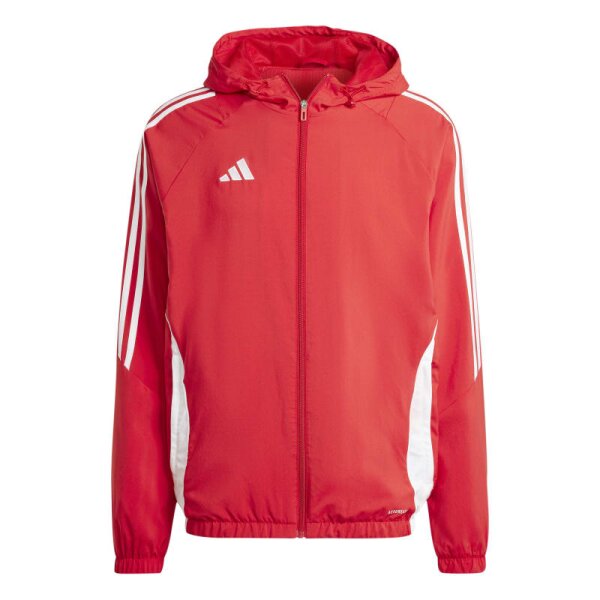 adidas Tiro 24 Windbreaker Jacke Herren - rot/weiß- S