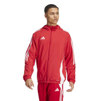 adidas Tiro 24 Windbreaker Jacke Herren - rot/weiß- S