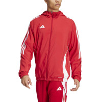 adidas Tiro 24 Windbreaker Jacke Herren - rot/weiß- S
